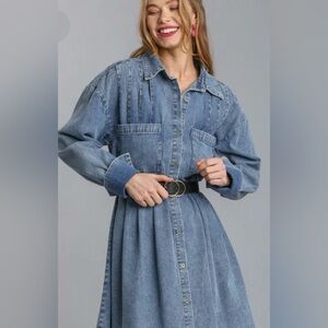 Short Denim Dress for Women Size Medium
